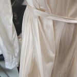 Tom Bezduda For Barad Vintage Elegant Ivory Lace Trim Robe Long Belted Sz. M Size M Photo 9