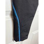FitsT4 Sports NEW Black Riding Horse Equestrian Leggings Blue Details Small Photo 3