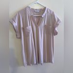 Calvin Klein  POCKET TEE top blouse light pink Photo 10