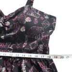 No Boundaries  XL Elephant Print Dress Sleeveless Mini‎ Black Pink Cute Photo 8