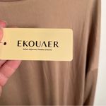 Ekouaer Long Sleeve Pajama Top Beige M Photo 9