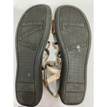 Womans Life Stride Simply Comfort Size 8 Strappy Open Toe Sling Back Gold Sandal Photo 5