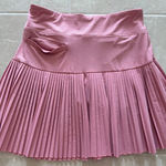 Blue Q GG Blue Luxe Sport 17" Women Size S High Rise Pink Pleated Golf Skort Sporty Photo 0