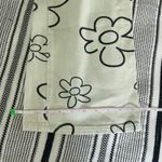 Bailey Rose Floral Print Jeans Small White Denim Flower Wide Leg Retro Eclectic Black Size 26 Photo 7