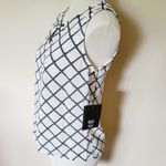 Versace  19.69 italia lattice print blouse size sma Photo 2