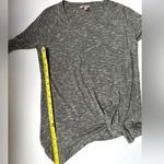 Juicy Couture Sweater Blouse Top Women’s Sz Small Gray Tie Front Long Sleeve Photo 5