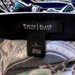 White House | Black Market  Boat Neck Floral Dress Large Photo 2