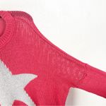 Wooden Ships Star Graphic Long Sleeves Knit Drop Shoulder Sweater Size M/L Photo 6