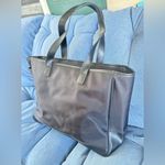 Calvin Klein  Black Large Zipper Tote Bag Photo 3