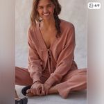 Free People Solar Sweater Set Sz Large Aged Terracotta Photo 3