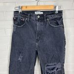 Abercrombie & Fitch Black High Rise The 90s Relaxed Jeans Size 27/4 X-Short Photo 3