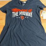 NFL Women's Monster of the Midway V-Neck Navy T-Shirt - Size Medium - NWT Photo 0