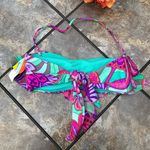 Raisin's  Swimwear Flounce Bra Top in Aqua Photo 1