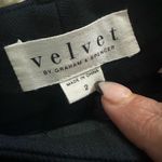 Velvet by Graham & Spencer plaid trousers Black Size 2 Photo 6