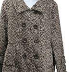Last Kiss Vintage Tweed Dark Academia Pea Coat Jacket Plus Size 1X 90s Photo 1