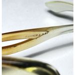 Iconic Vintage 70s Ted Lapidus France Brown & Gold Oversized Women's Sunglasses Photo 10