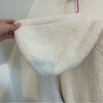 American Eagle beige Cozy Fluffy Sweater size large w/ adjustable cinched waist Photo 14