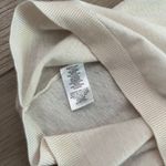 Loft  Women’s Cream Wool Blend Puff Sleeve Sweater Sz PL Photo 3