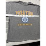 Pura Vida  University Graphic T Shirt Gray Short Sleeve Crew Neck Women's M Photo 2