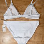 Aerie XS  Women’s 2 Piece Bikini Swimsuit In White BNWTS Photo 2