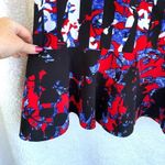 Peter Pilotto Floral Print Red, White & Blue Sleeveless Midi Dress Size Medium Photo 5