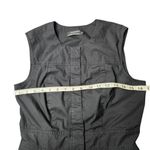 Club Monaco  Black Button Front Dress Size: 6 Photo 3