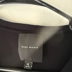 Alex Marie Womens XL Black Short Sleeve Casual T-Shirt Top Closet Staple Photo 3