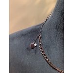 Dana Buchman Bronze Hammered Statement Necklace Chunky Chain Lobster Clasp Photo 6