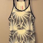 Free People NEW! Movement M Hot Shot Mini Dress Sunrise Geo Combo Black Cream Photo 1
