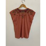 Johnny Was  Verena Embroidered T-Shirt size‎ small Photo 2