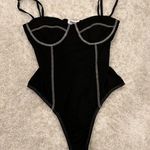 Princess Polly  Black Bodysuit Photo 0