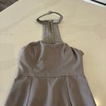 Gray Mini Dress strapless with choker neck Photo 2