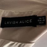 Lavish Lice Lavish‎ Alice Lined Asymmetrical Beige Skirt Photo 5