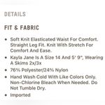 SKIMS  Cozy Knit Pants—Dusk (Size L/XL) Photo 7