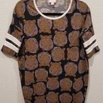 LuLaRoe Irma Tunic Top Tigers Print Photo 0