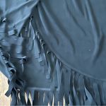 Chico's Travelers black long wrap-style fringe hem skirt Photo 3