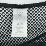 Lane Bryant Livi Active Mesh Ruffle Sweatshirt Gray Size 26/28 Photo 4