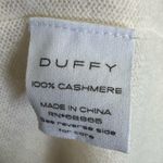 Duffy Womens size Small Two Tone Cashmere Sweater Beige Photo 10