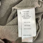 frame denim Frame Womens Long Sleeve Crew Neck Sweatshirt Green Cotton Size Small Petite Photo 9