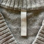 Athleta  Heather Gray V-Neck Sweater Photo 3