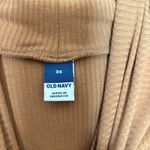 Old Navy  Top Womens 3X Brown Mock Neck Ribbed Stretch Blouse Photo 6