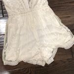 She & Sky  size medium lace romantic romper Photo 4