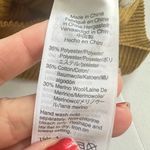 Madewell Womens Wakeford Ruffle Sweater Ribbed Tank Top Mustard Yellow Wool XL Photo 6