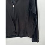 Nike Fit Dry 2000's Black Full Zip Training Practice Jacket Women Large Photo 2