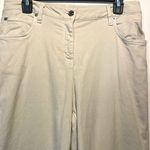 St. John - High Rise Khaki Dress Pants Jeans Neutral Made in the USA- Size 8 Photo 4