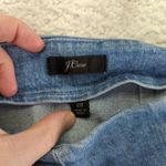 J.Crew Denim Pencil Skirt Stretch Front Slit Straight Women's Size 28 Midi L4460 Blue Photo 6