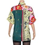 Anthropologie  Oversized Surf Shirt, Green, Medium Photo 9