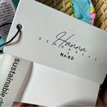 NA-KD Hanna Schoenberg x  Printed High Leg Bikini Bottom NEW Photo 5