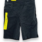 Hilary Radley Black & White Polka Dot Print High Rise Knee Length Shorts Sz S Photo 0