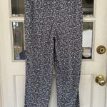 Lands' End Ladies' 2-Piece Pajama Set -burgundy Gray Floral Size Small Photo 5